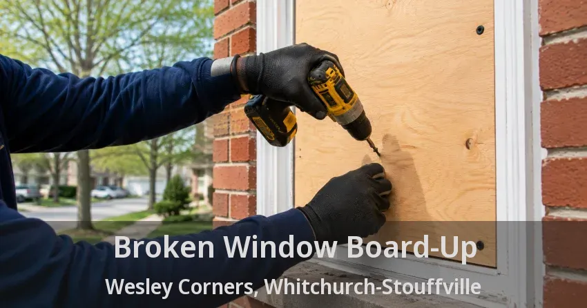 Broken Window Board-Up Wesley Corners, Whitchurch-Stouffville - ON