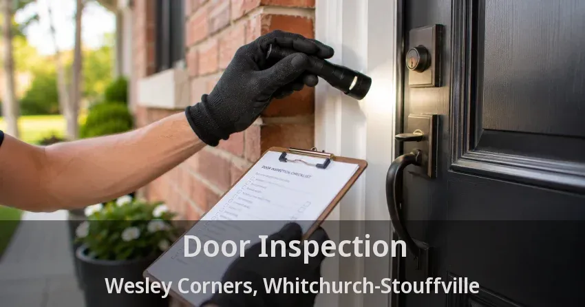 Door Inspection Wesley Corners, Whitchurch-Stouffville - ON