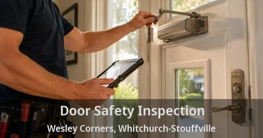 Door Safety Inspection Wesley Corners, Whitchurch-Stouffville - ON