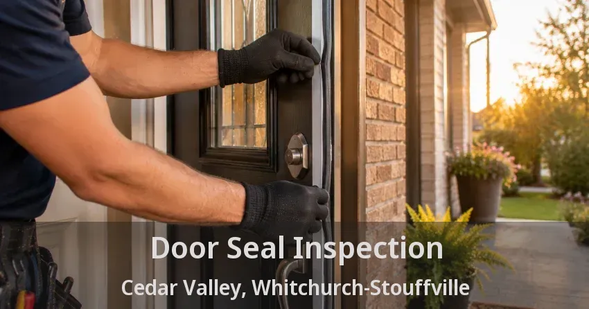 Door Seal Inspection Cedar Valley, Whitchurch-Stouffville - ON