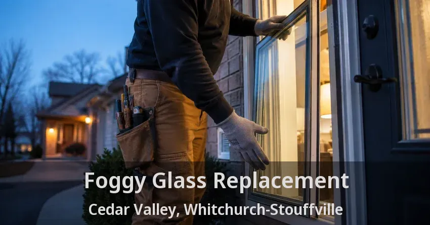 Foggy Glass Replacement Cedar Valley, Whitchurch-Stouffville - ON