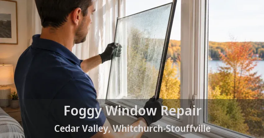 Foggy Window Repair Cedar Valley, Whitchurch-Stouffville - ON