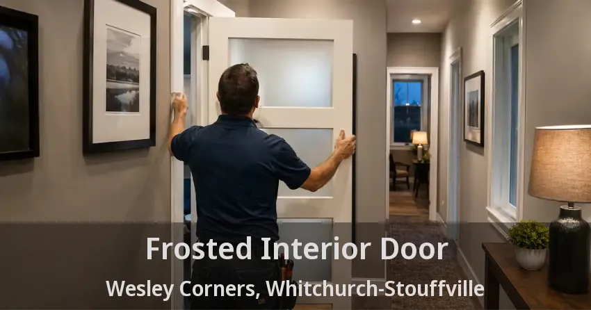 Frosted Interior Door Wesley Corners, Whitchurch-Stouffville - ON
