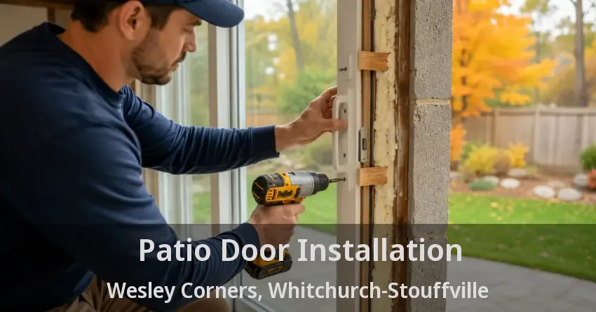 Patio Door Installation Wesley Corners, Whitchurch-Stouffville - ON