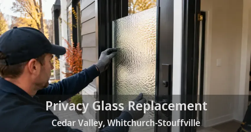 Privacy Glass Replacement Cedar Valley, Whitchurch-Stouffville - ON