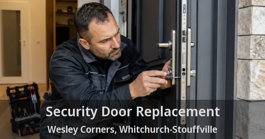 Security Door Replacement Wesley Corners, Whitchurch-Stouffville - ON