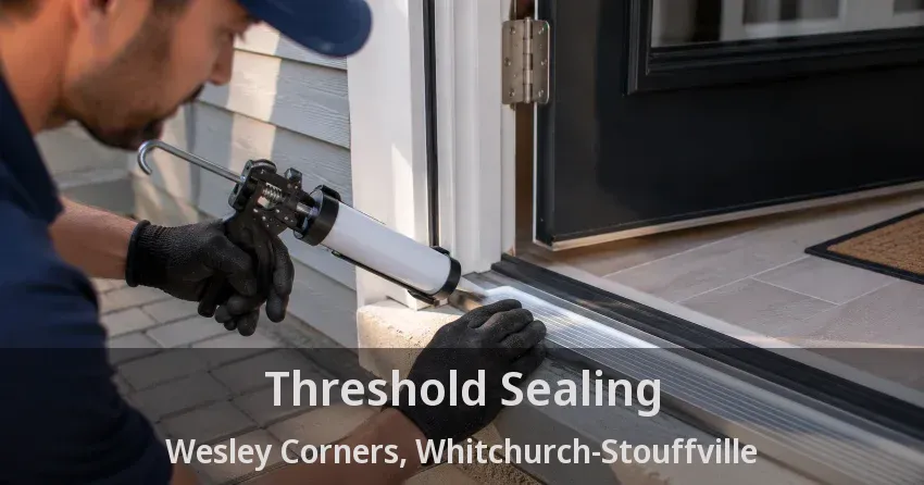 Threshold Sealing Wesley Corners, Whitchurch-Stouffville - ON