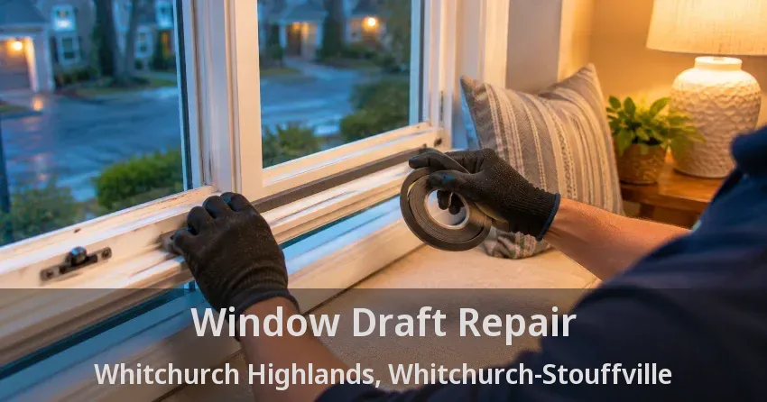 Window Draft Repair Whitchurch Highlands, Whitchurch-Stouffville - ON