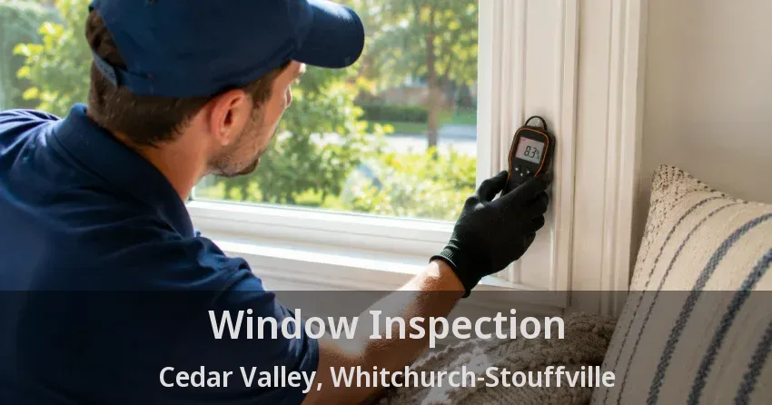 Window Inspection Cedar Valley, Whitchurch-Stouffville - ON