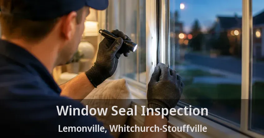Window Seal Inspection Lemonville, Whitchurch-Stouffville - ON