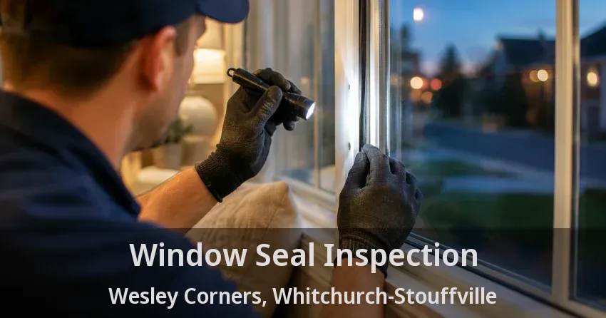 Window Seal Inspection Wesley Corners, Whitchurch-Stouffville - ON