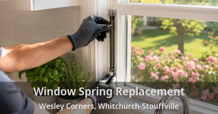 Window Spring Replacement Wesley Corners, Whitchurch-Stouffville - ON