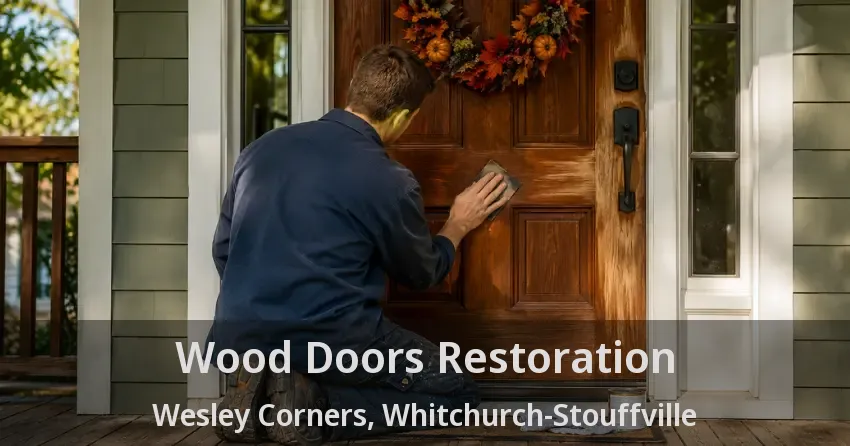 Wood Doors Restoration Wesley Corners, Whitchurch-Stouffville - ON