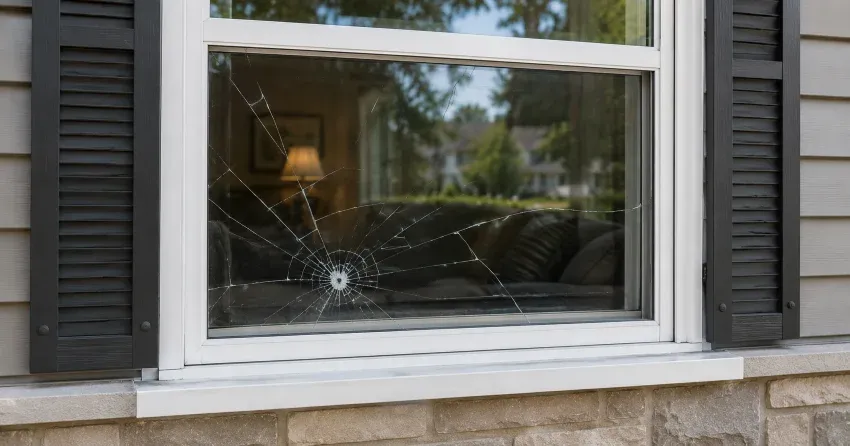technician measuring window opening for emergency glass replacement Gormley, Whitchurch-Stouffville